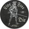 Maxpedition Toppa patch Maxpedition Live Free or Die 3" x 3", swat
