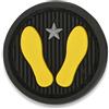Maxpedition Toppa patch Maxpedition Yellow Footprints 1" x 1", swat
