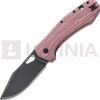 GiantMouse Coltello pieghevole GiantMouse ACE Grand M390 Red Canvas Micarta