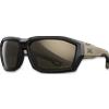 Wiley X Alpine Matte Black and Tan Frame with CAPTIVATE™ Polarized Tungsten Mirror Lense