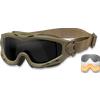 Wiley X Spear Tan Frame, Smoke Grey/Clear/Light Rust