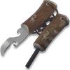 Wood Jewel Opener + Fire starter, osso di renna