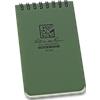 Rite in the Rain 3 x 5 Top Spiral Notebook, verde