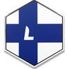 Lamnia National flag Hexagon Sticker