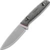 TRC Knives Coltello TRC Knives Classic Freedom FFG M390 satin, black micarta red liner