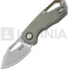 MKM Knives Coltello pieghevole MKM Knives Isonzo M390 Clip Point, green canvas micarta