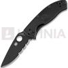 Spyderco Coltello pieghevole Spyderco Tenacious Lightweight Black Blade, dentatura lama