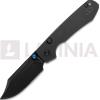 Vosteed Coltello pieghevole Vosteed Raccoon 2.0 Top Liner Lock - B/W Bowie - Micarta, nero
