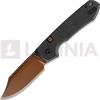 Vosteed Coltello pieghevole Vosteed Raccoon 2.0 Top Liner Lock - Copper Dune Bowie - Micarta, nero