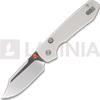 Vosteed Coltello pieghevole Vosteed Raccoon 2.0 Top Liner Lock - Satin Bowie - G10, bianco