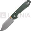Vosteed Coltello pieghevole Vosteed Raccoon Top Liner Lock - S/W Bowie - Micarta, verde