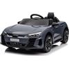 Auto elettrica per bambini AUDI RS E tron 12 V (grigio) Doppi Motori Telecomando
