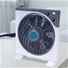 DCG Ventilatore Da Terra Box Fan 45 W con Timer 3 Velocita da tavolo 5 Pale 30 cm