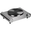 ARDES HOBINOX ARFOEL01 - Fornello elettrico 1500W in acciaio inox, piastra in ghisa Ø18,8 cm, termostato regolabile e piedini antiscivolo