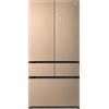 GRF Frigorifero americano GRF SM7560911CG, Sistema Multi Flow: Sì; raffreddamento frigorifero: No Frost; congelatore: Frost, Capacità netta totale 413 l, Rumorosità: 37 dB(A), Dimensioni: L 75,9 cm A 191,2 P 60 cm, Champagne, Classe E
