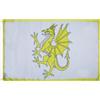 AZ FLAG Bandiera Drago di oro di Galles 90x60 cm 2 Occhielli | Uso interno ed esterno bandiera decorativa inglese doppie cuciture e bordi rinforzati con occhielli metallici poliestere 100D