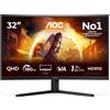 AOC G4 CQ32G4VE Monitor PC 80 cm (31.5") 2560 x 1440 Pixel Quad HD LCD Nero,