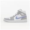 Jordan Sneakers Air Jordan 1 Mid White/ Aluminum-Wolf Grey