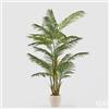 Enzo De Gasperi EDG Enzo De Gasperi Pianta Artificiale Palma Areca Vogue con Vaso H210 Cm