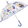 PERLETTI Ombrello Trasparente Frozen 2 Bambina Lungo - Ombrello a Cupola Bimba Resistente Elsa Anna - Ombrello Automatico Disney Bambine 4 5 6 Anni - Diametro 74 cm