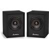 Selius Altoparlanti da libreria da 20 Watt con Bluetooth - Driver da 3 pollici - Realizzati in legno - Ideali per lo streaming musicale wireless e per la TV - Altoparlanti amplificati