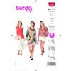 burdastyle Burda 6126 - Cartamodello per tunica da donna, misura 34-44, livello 1