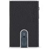 PIQUADRO - Portafoglio Modus Automatico RFID Pelle-Metallo - Uomo - Nero | Vano monete, Meccanismo a scorrimento, Protezione antifrode, Slim