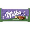 Milka Nocciola Tavoletta di Cioccolato al Latte con Nocciole Spezzate. Con Latte 100% Alpino. Tavoletta 90 g