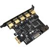 POFET Scheda di espansione USB 3.0 Scheda adattatore a 5 porte + 19 pin Controllo principale NEC D720201 Trasferimento IPFS su disco rigido