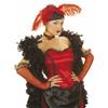 WIDMANN MILANO PARTY FASHION Guanti a rete dama del saloon rossi 33 c