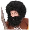 WIDMANN MILANO PARTY FASHION Parrucca e barba da knecht ruprecht nera