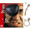 WIDMANN MILANO PARTY FASHION Set pirata benda per occhio e orecchino