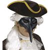 WIDMANN MILANO PARTY FASHION Maschera veneziana con becco nera