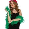 FIESTAS GUIRCA Boa in vera piuma verde 180 cm