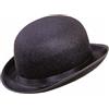 WIDMANN MILANO PARTY FASHION Bombetta grande nera in feltro