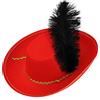 W WIDMANN MILANO Party Fashion Cappello Moschettiere con Piuma, per Bambino