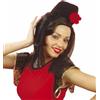 W WIDMANN Copricapo spagnola con rosa rossa