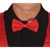 Papillon Paillettes Rosso