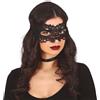 Maschera in Pizzo Nero con Fiorellini