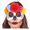 Maschera catrina con fiori