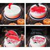 FIESTAS GUIRCA Stencil Happy Halloween decorazione. torte, 25 cm