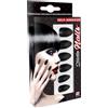 WIDMANN MILANO PARTY FASHION Set da 12 unghie stiletto nere auto adesive