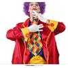 FIESTAS GUIRCA Maxi cravatta clown cravattone a scacchi 55cm