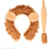 Set Leone copricapo, coda