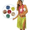 FIESTAS GUIRCA Gonna hawaiana hawaii con fiori colore verde 55 cm