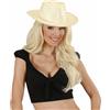 WIDMANN MILANO PARTY FASHION Cappello cowboy in paglia bianco