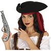 FIESTAS GUIRCA Pistola finta argento 30 cm