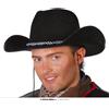 FIESTAS GUIRCA Cappello da cowboy nero in feltro