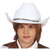 Cappello cowboy bianco in feltro bambino