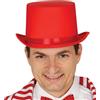 FIESTAS GUIRCA Cappello cilindro in tessuto alta qualita rosso
